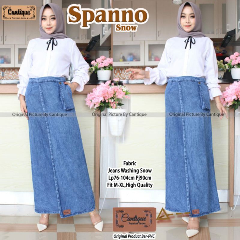 SPANNO Snow | Rok Jeans By Cantique