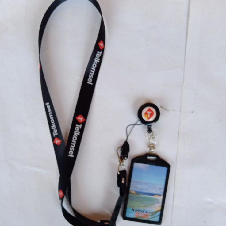 

Terbatas JGV Telkomsel Logo Lanyard/Tali gantungan id Card Holder strup hp/fleshdisk/Kamera 65 Ready
