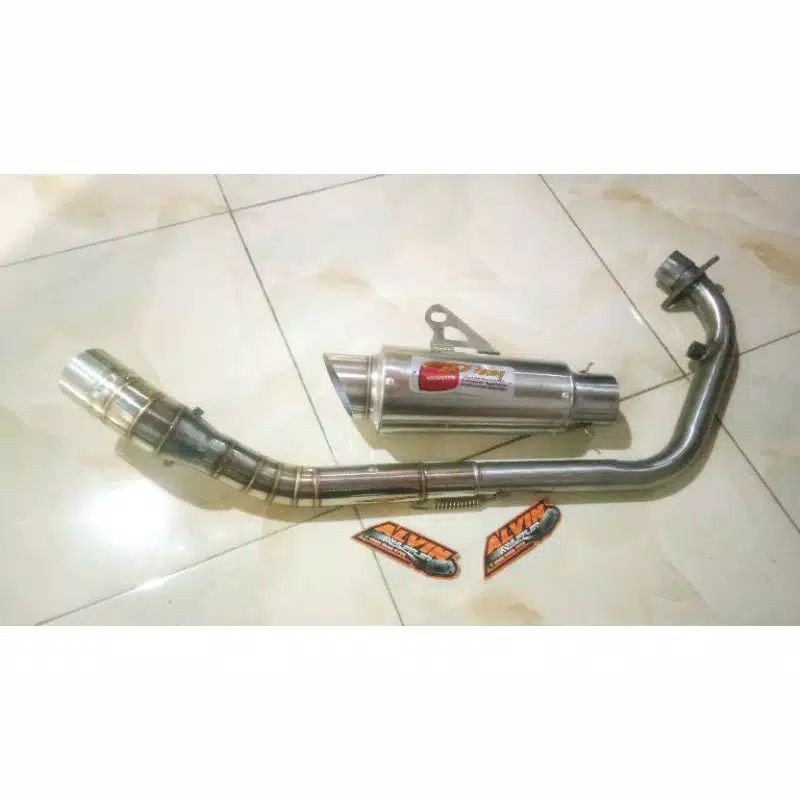 KNALPOT RACING CLD MONSTER TERLARIS PNP SONIC FU INJEKSI NEW CB150R DLL