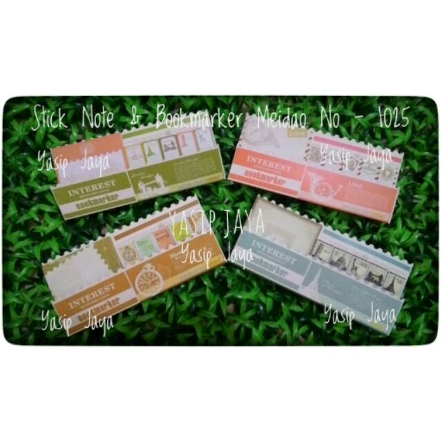 

Stick Note & Bookmarker Meidao No - 1025 (12 pack)
