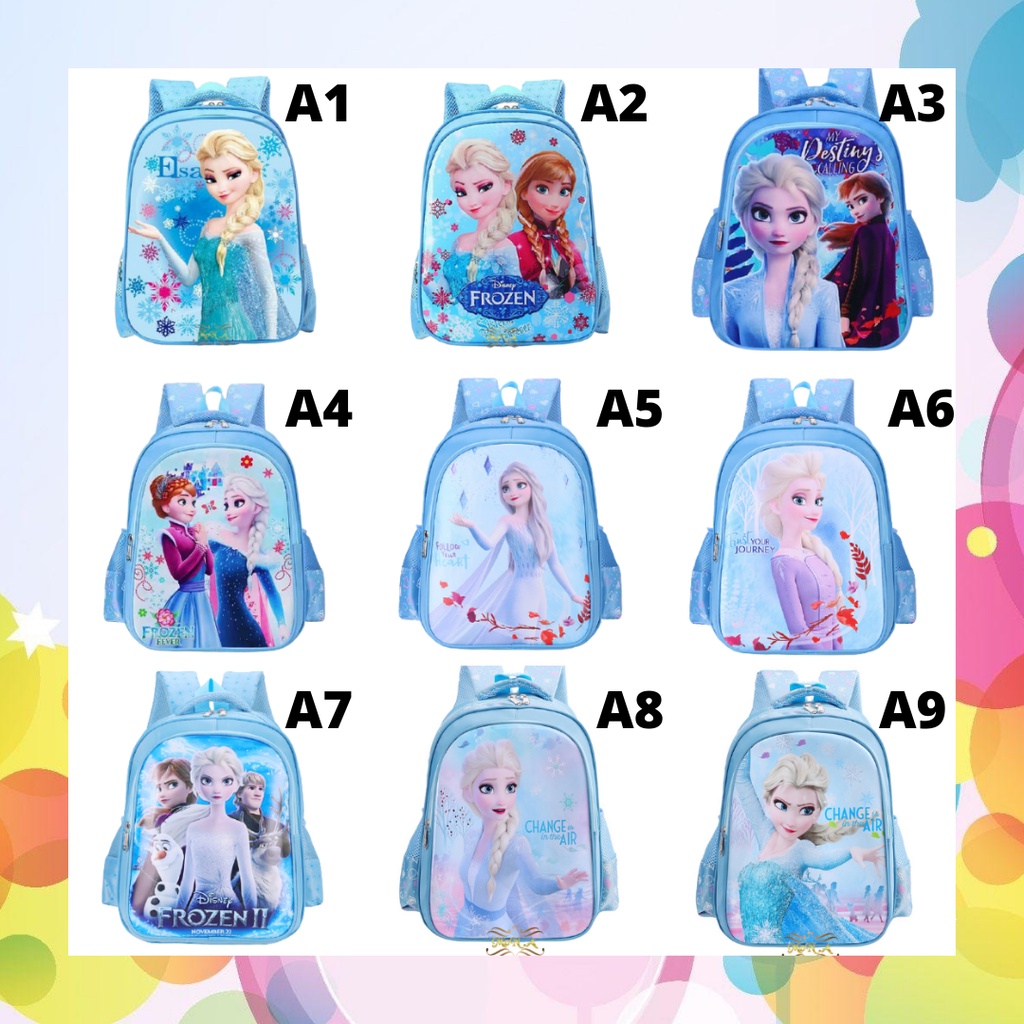 [MONA] Tas Ransel Sekolah Anak SD / TK / PG Backpack karakter Cewek Girls Putri Cantik EKSKLUSIF (IMPORT PREMIUM) -M0168