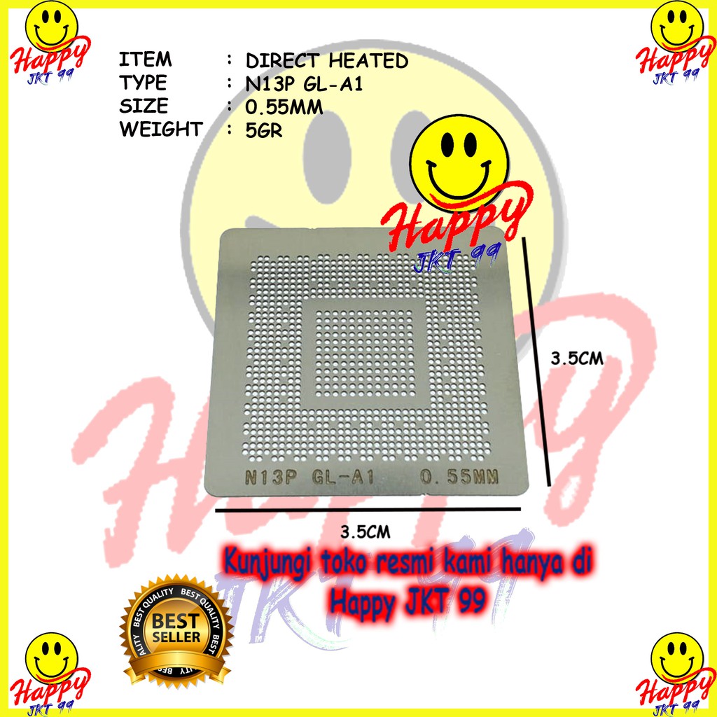 [ HAPPY JKT 99 ] DIRECT HEATED STENCIL DH N13P-GL-A1 N13P-GE-B-A2 N13P-GS-A2 N13P-GE-A2