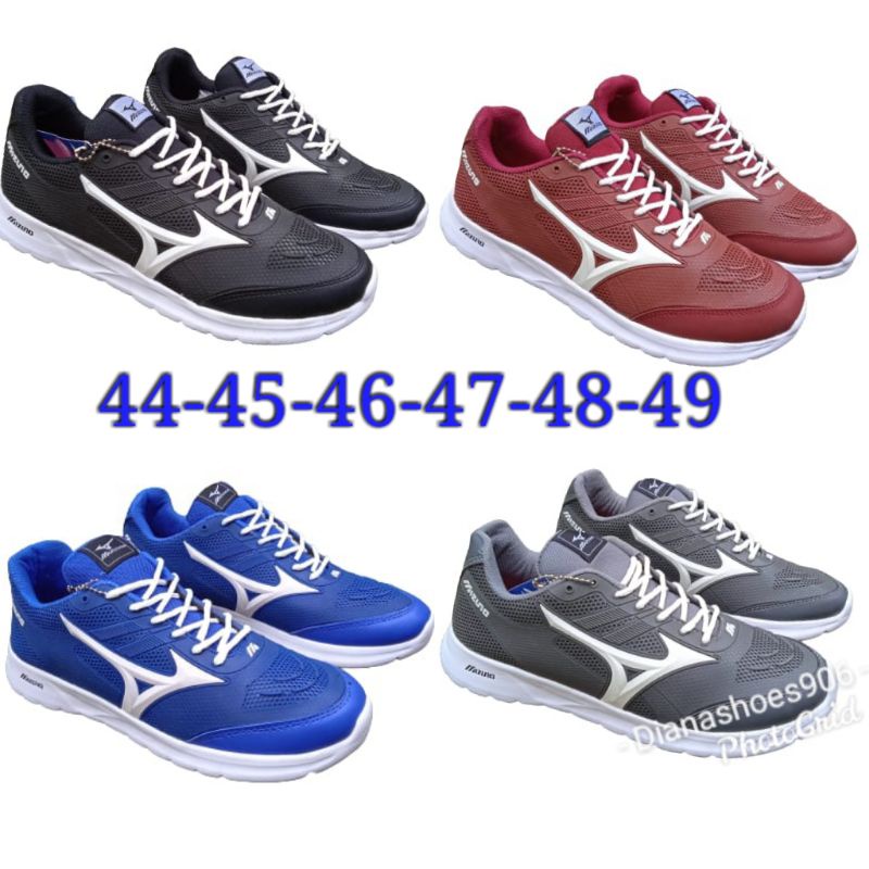 Sepatu Jumbo Uk - 44-45-46-47-48-49 Big Size Mizuno Pria Olahraga Sepatu Sport Pria Casual