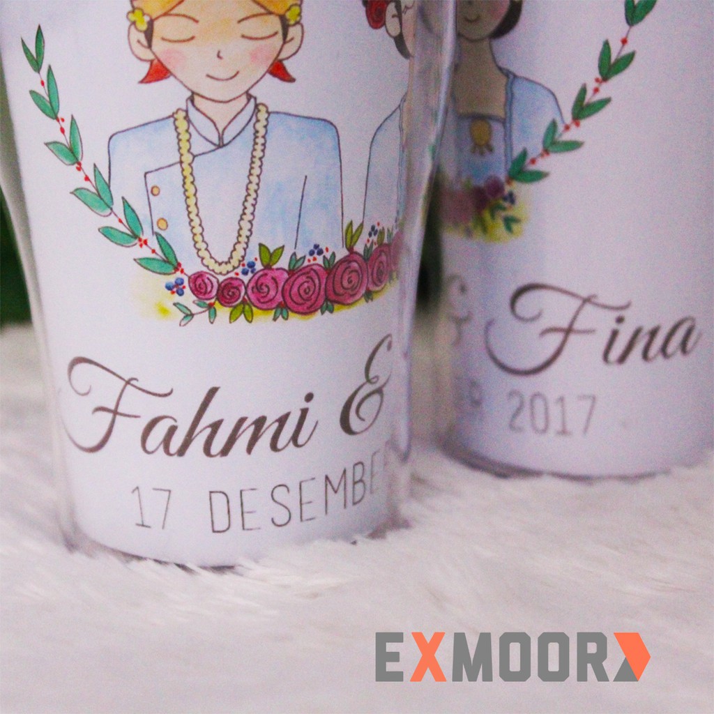 Tumbler Couple Pengantin Jawa Paes