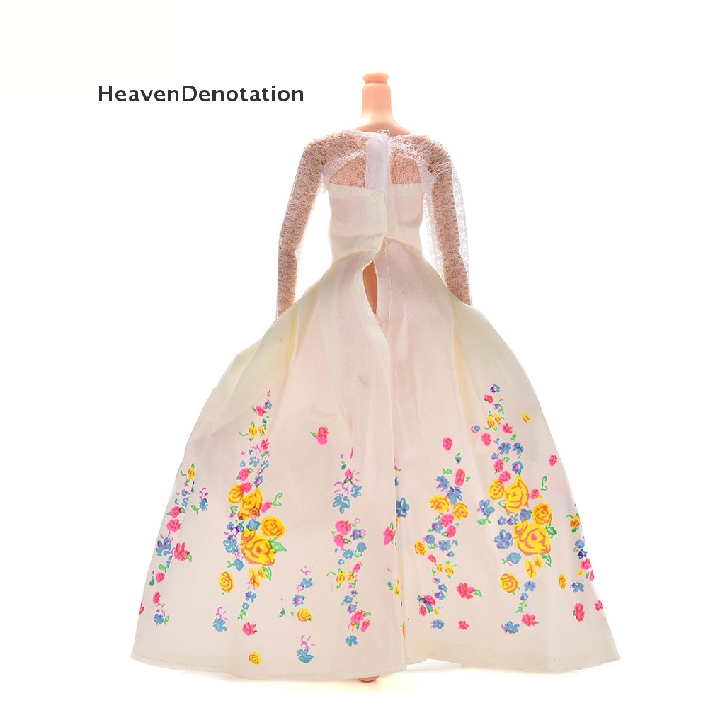 1pc Dress Pesta Pernikahan Untuk Boneka Barbie Cinderella