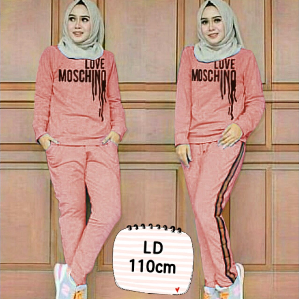 PIK - Setelan Training XL(5900), XXL(7333), 3XL(7711), 4XL(8100) /Setelan Wanita Muslim Jumbo/ Setelan Olahraga Wanita