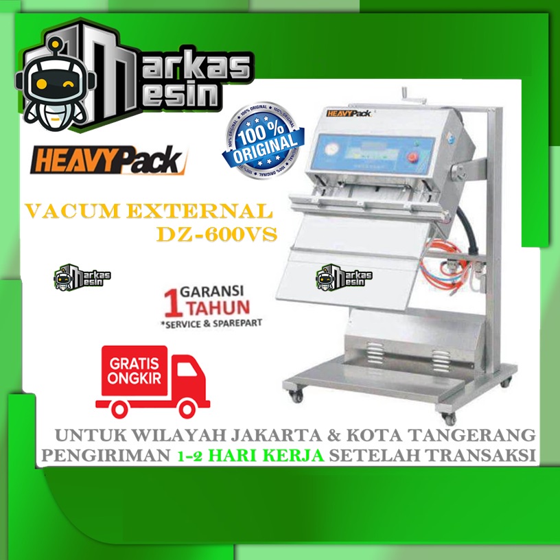 heavypack DZ-600VS Mesin Pengemas Vakum Eksternal