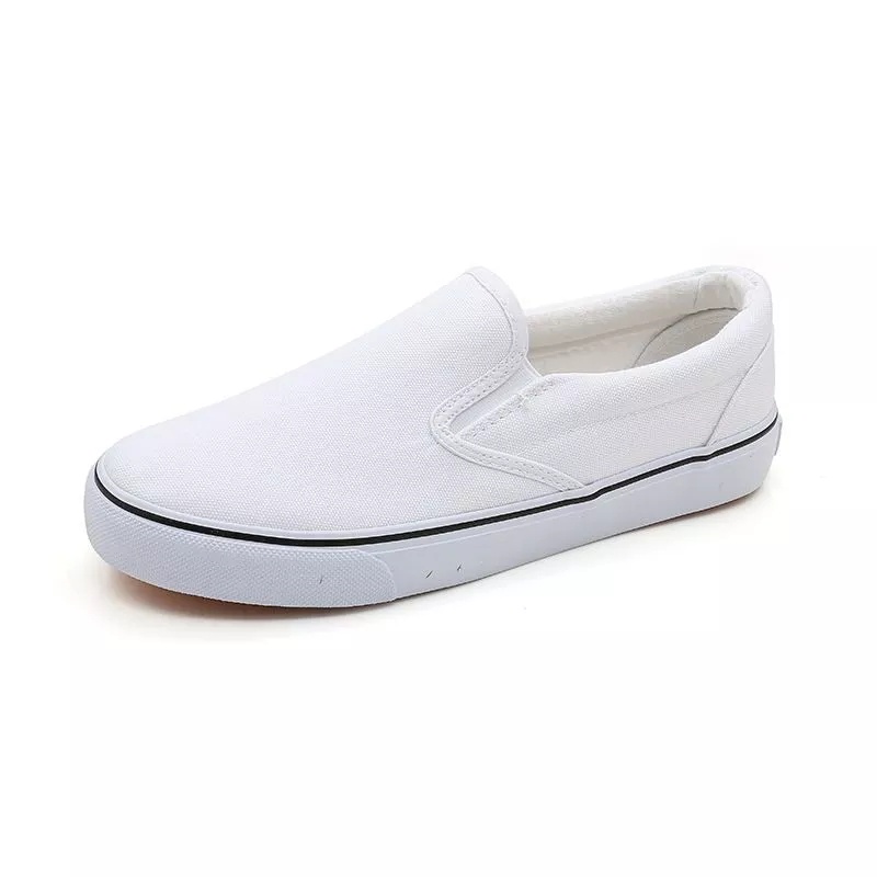 cheap white slip ons