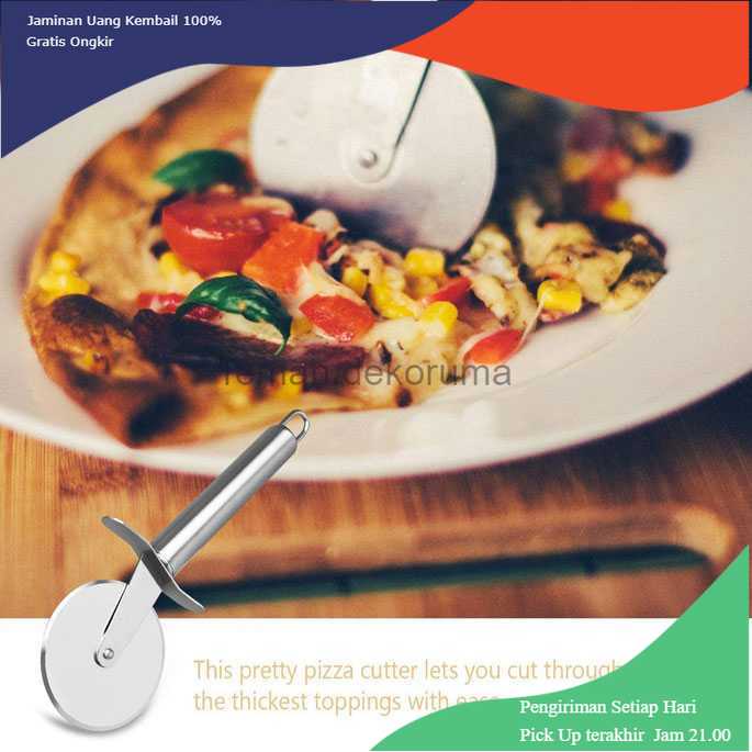 TD-AD1 HyhXQ Pisau Pemotong Kue Pizza Roller Cutter Stainless Steel - CJ360