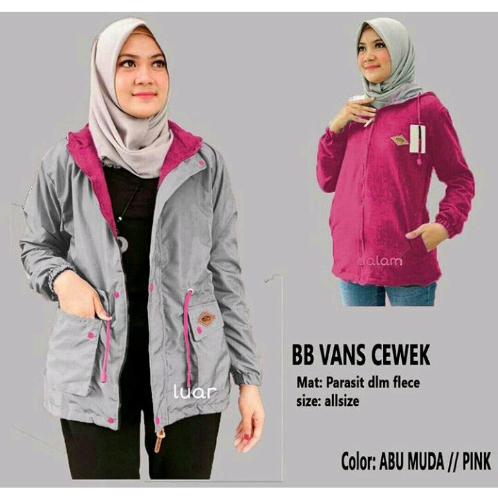 [[ marlinaolshop89 ]] Jaket Parka Wanita Bolak Balik Jaket Wanita Parka Bb Murah Jaket Parka Cewek Jaket Parasut Wanita