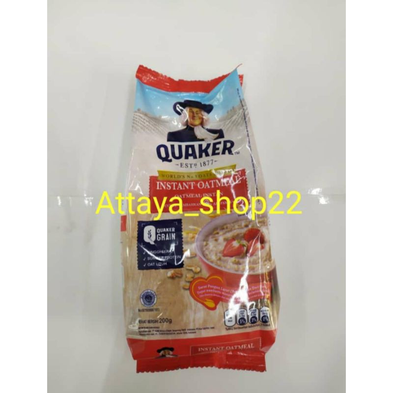 

QUAKER Oatmeal Instan Merah 200g