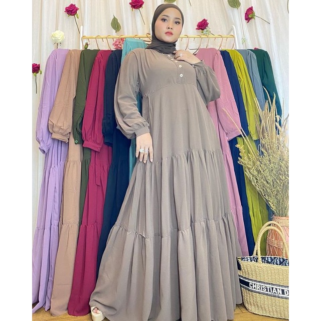 Gamis frilla Abu