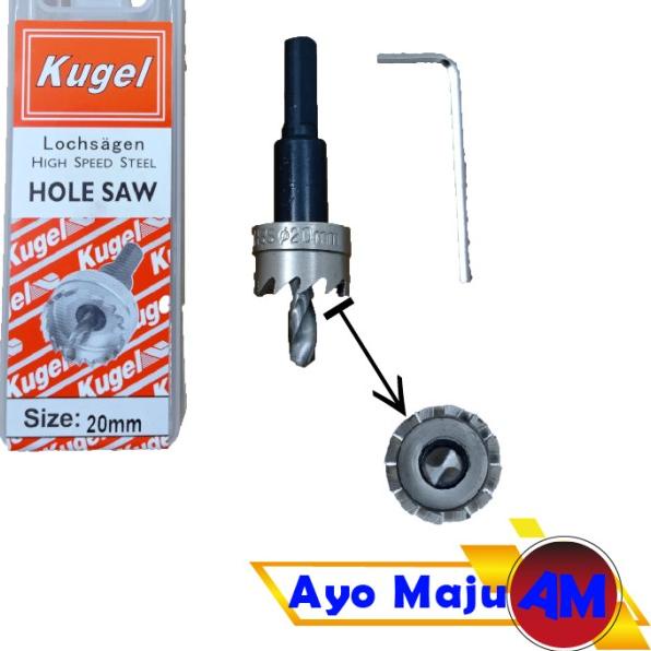 ★ Hole Saw Besi 20mm / HoleSaw Besi 20mm / Mata Bor Besi 20mm KUGEL ♔