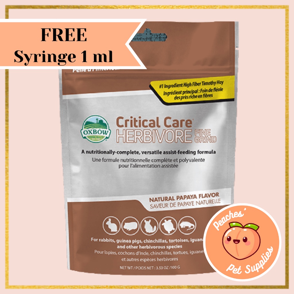 Oxbow Critical Care - Fine Grind 100gr