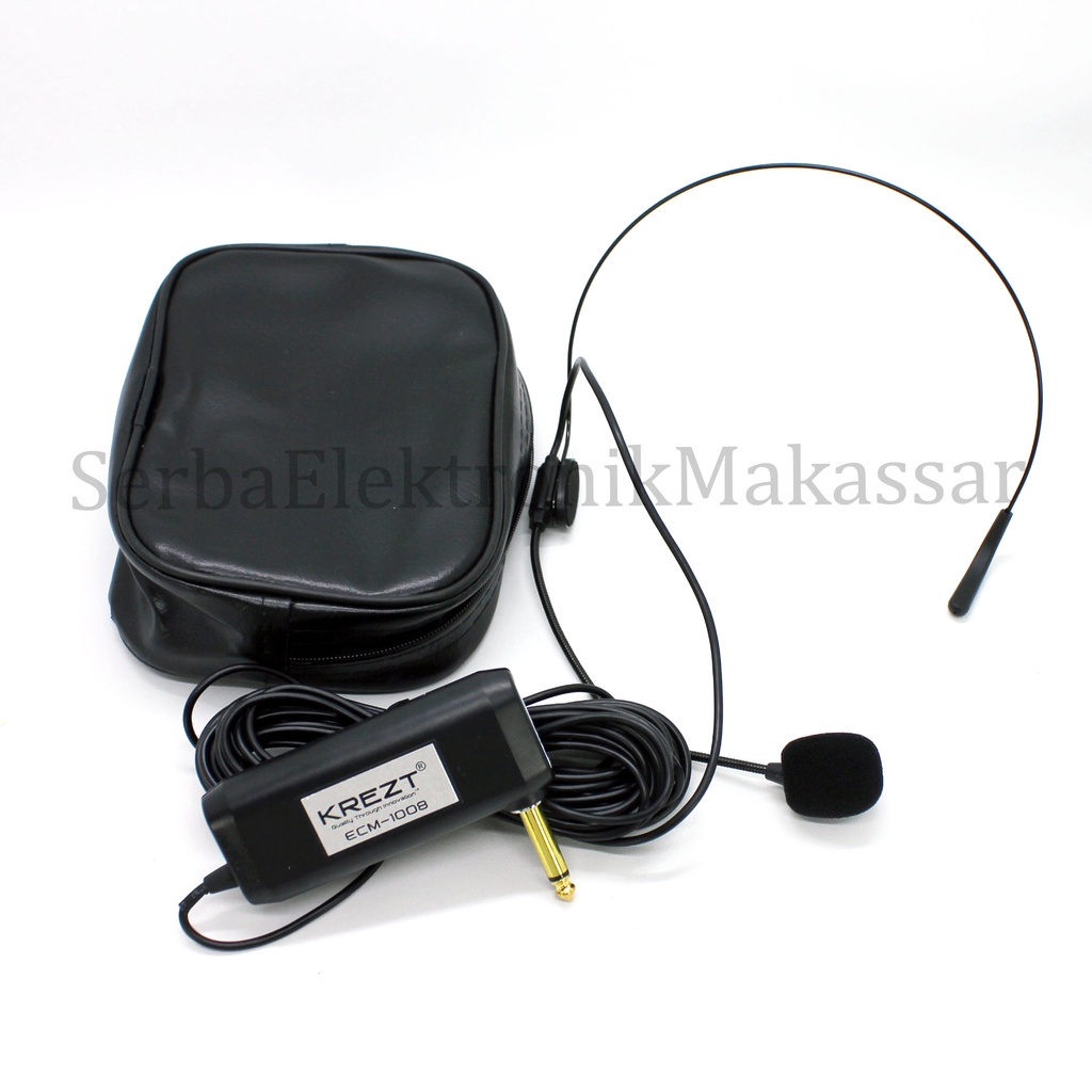 Mic Bandol Krezt ECM-1008 Microphone Condenser Headset Krezt ECM 1008