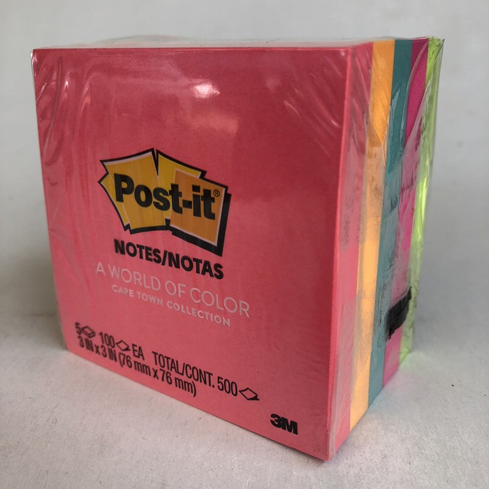 

Unik Post-it 654-color sticky notes 3M original (76mm x 76mm) Murah