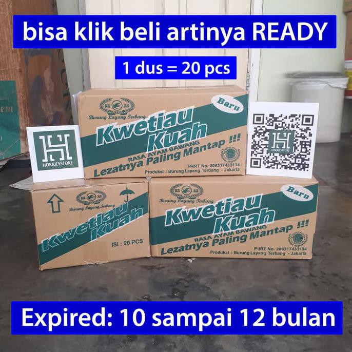 

PROMO TERMURAH 1 DUS Kwetiau Kuah rasa Ayam Bawang instan cap Burung Layang Terbang - Kuah MN205