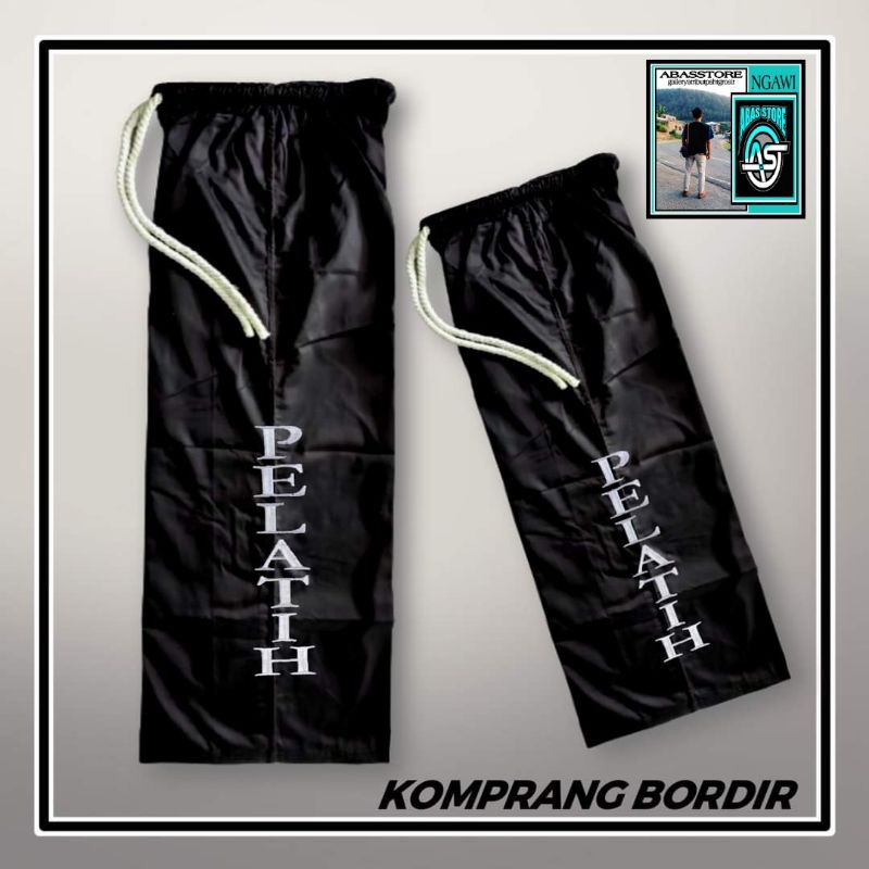 Celana Bordir Pelatih Celana komprang Bordir Slabruk Pencaksilat Nagata Celana Beladiri Celana Silat
