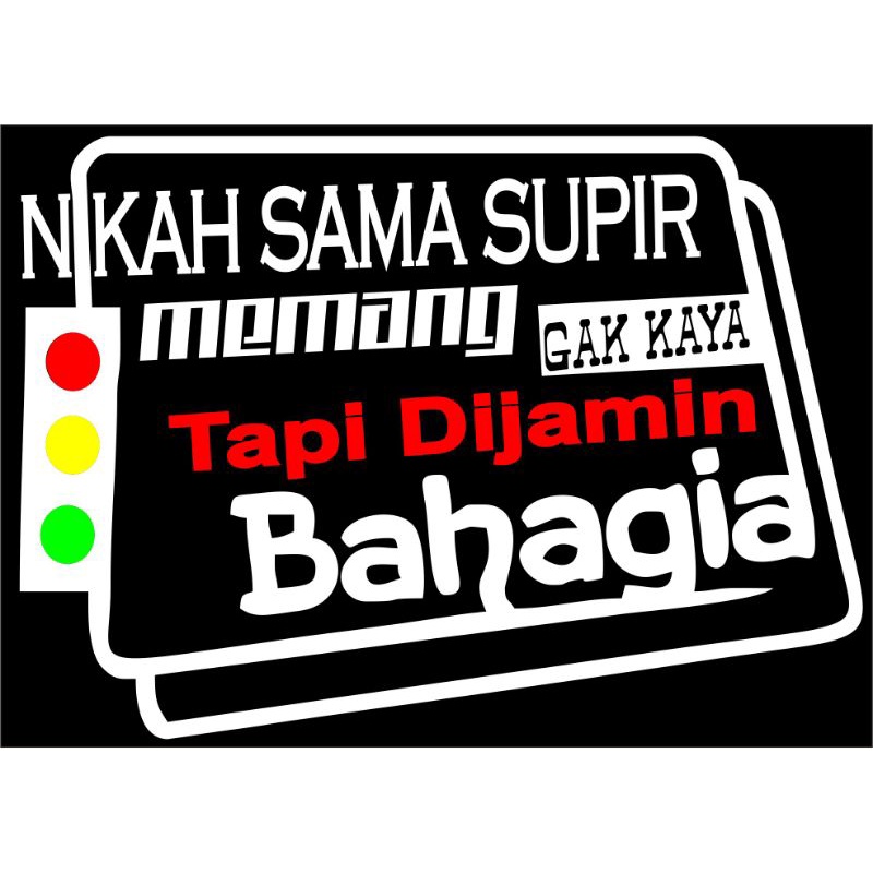 STIKER MOBIL TRUK KATA2 STICKER CUTTING BODY/KACA SAMPING