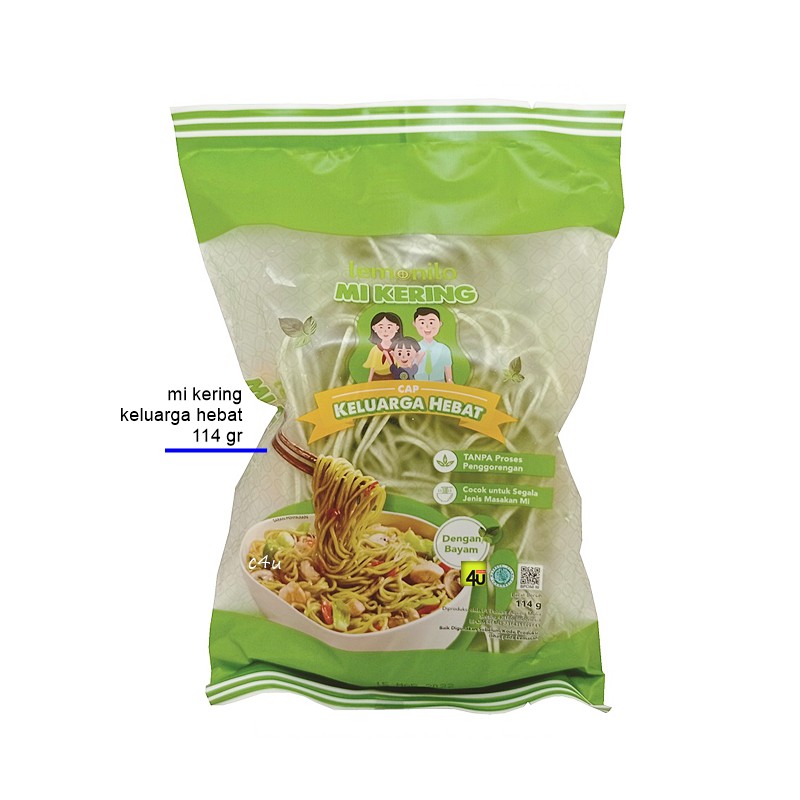 Lemonilo Mi Kering Cap Keluarga Hebat 114 Gr Shopee Indonesia