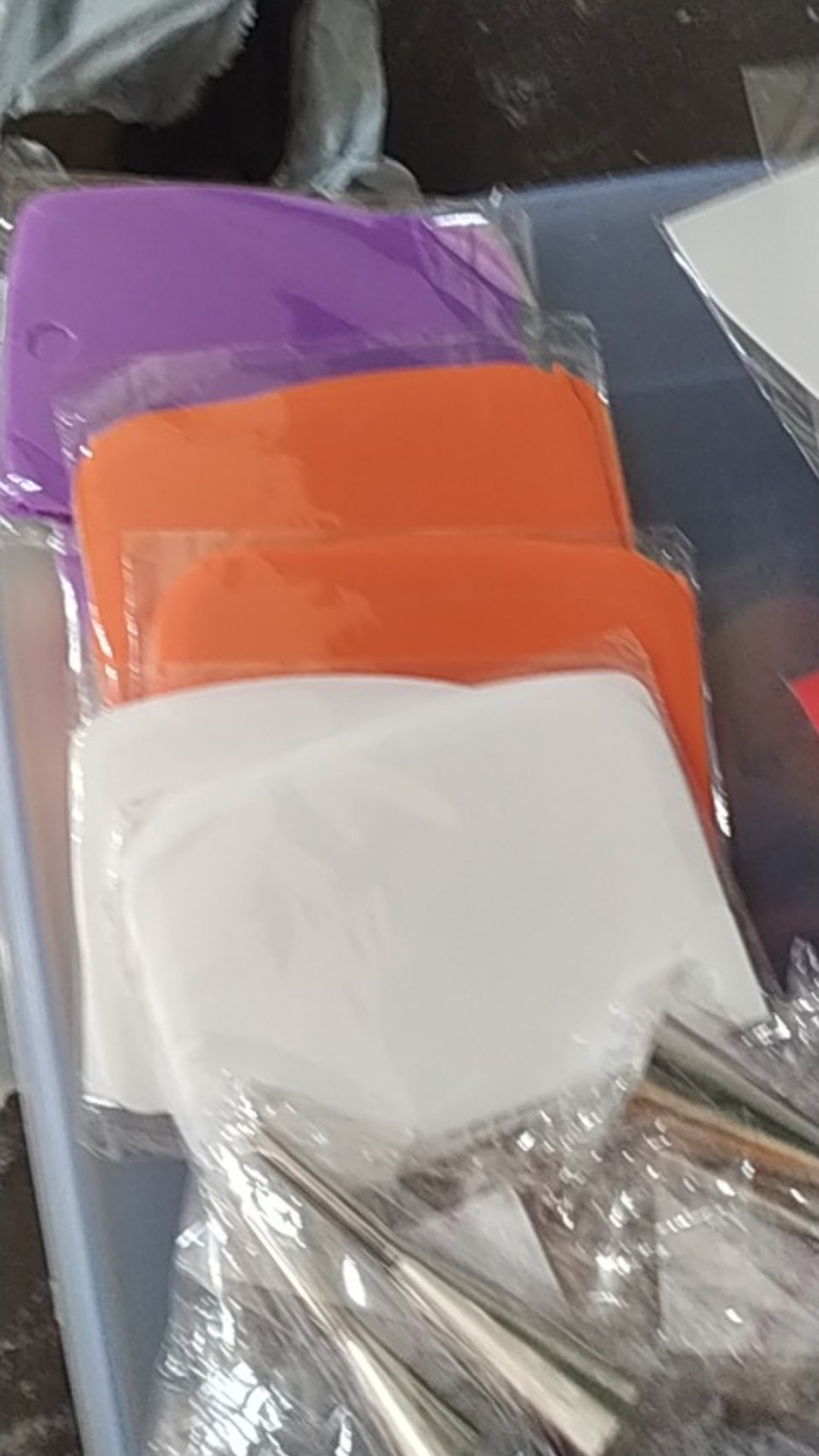 3pcs/set Scraper Dengan Gerigi Asimetris Untuk Penghias Buttercream / Icing Kue