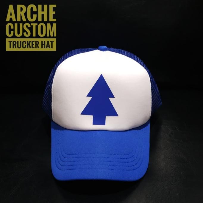 [[COD]] Topi Jaring Trucker Hat Pinus Tree Gravity Falls OBRAL Kode 760