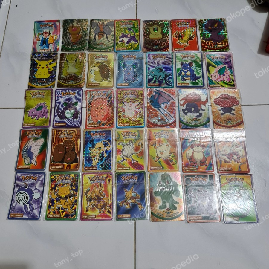 Kartu Stiker Pokemon Pikachu Cup Cup Pop Request+1 Bantal Minion Part1