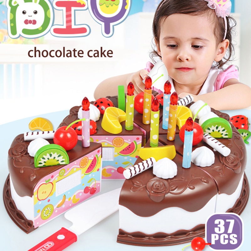 Mary Birthday Cake Toy Pretend for Play Mainan Kue Untuk Bayi &amp; Balita Untuk Rumah Bermain T