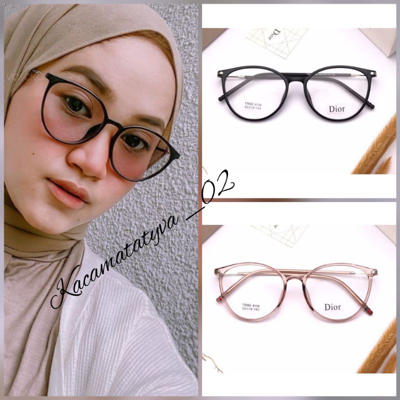 Frame 8136 Kacamata Wanita Cat Eye