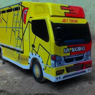 Miniature truck  oleng remot  control canter  Dyna Hino dll 