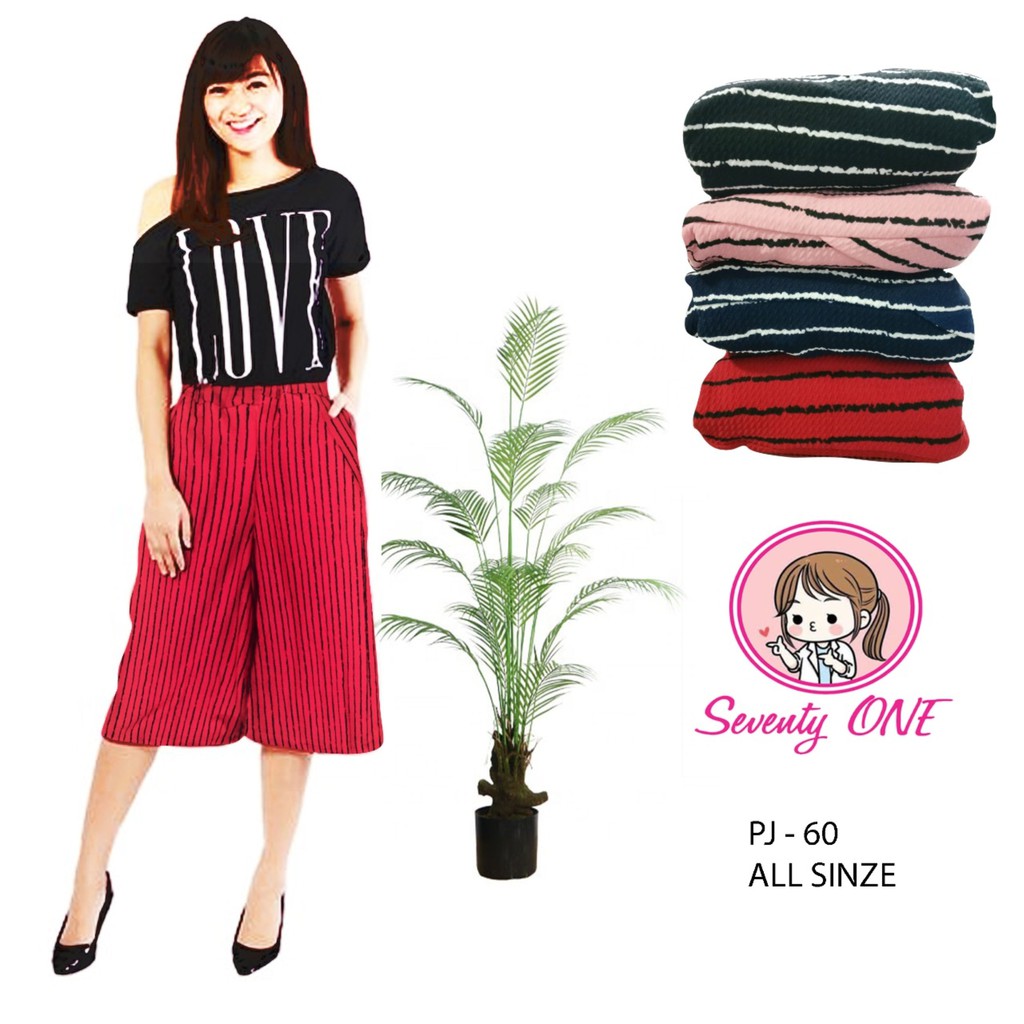 seventy one celana pendek kulot (COD)