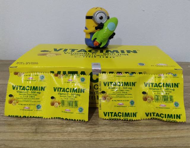 Vitacimin Lemon Eceran Stok Banyak Harga Per Tablet