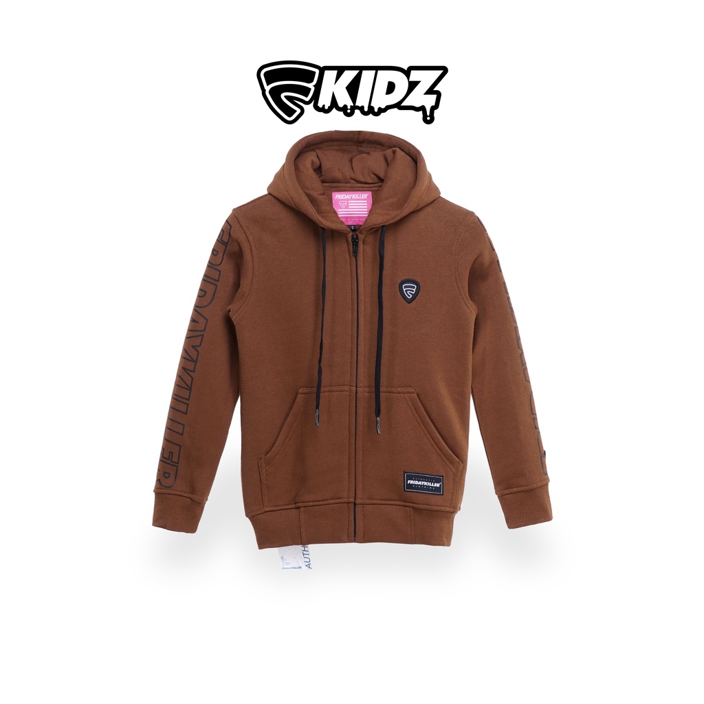 JAKET HOODIE ANAK ANAK FRIDAY KILLER | PICKY ZIP MOCCA