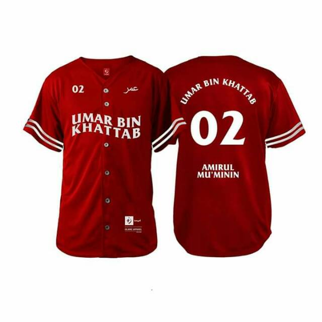 Jersey baseball umar bin khattab