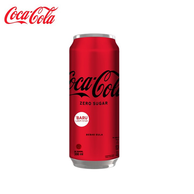 Coca Cola Zero Sleek Can 330 Ml Shopee Indonesia