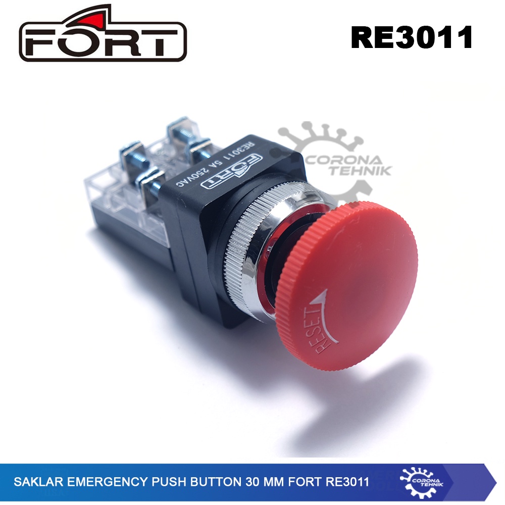 Fort RE3011 - Emergency Push Button 30 mm - Saklar