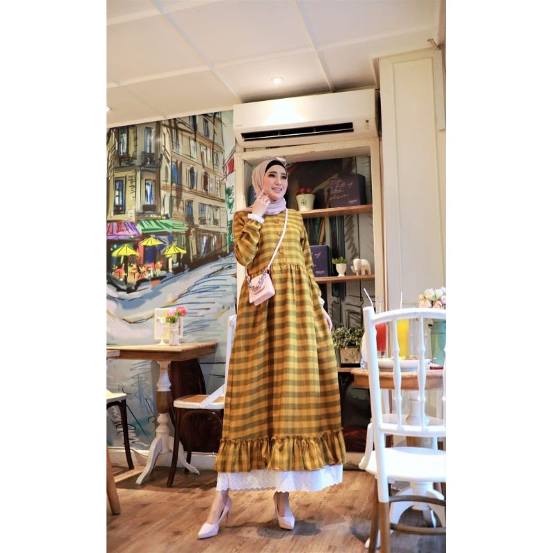 Humaira99 Gamis syari maxi busui muslimah semi dress Zeeana vol 6