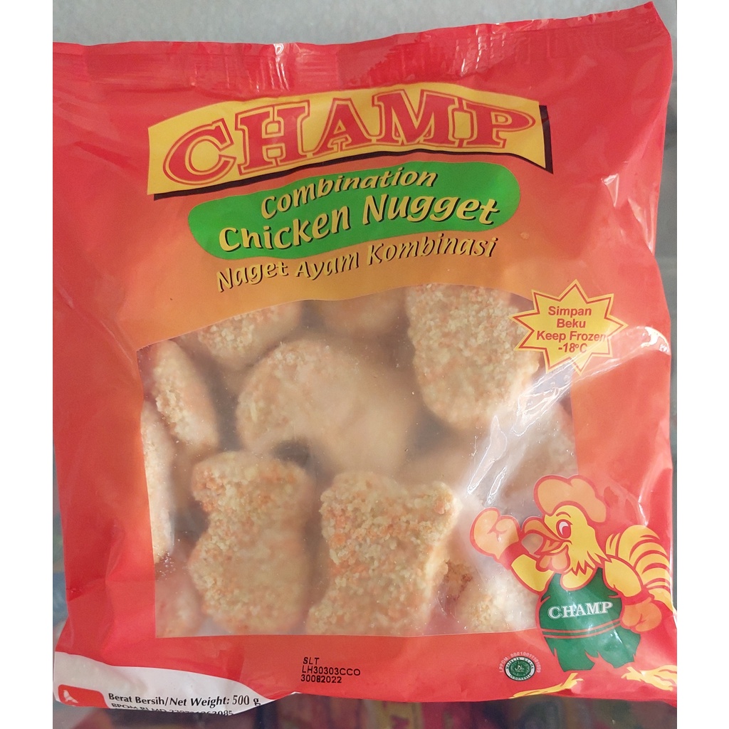 

CHAMP CHICKEN NUGGET 500 Gram