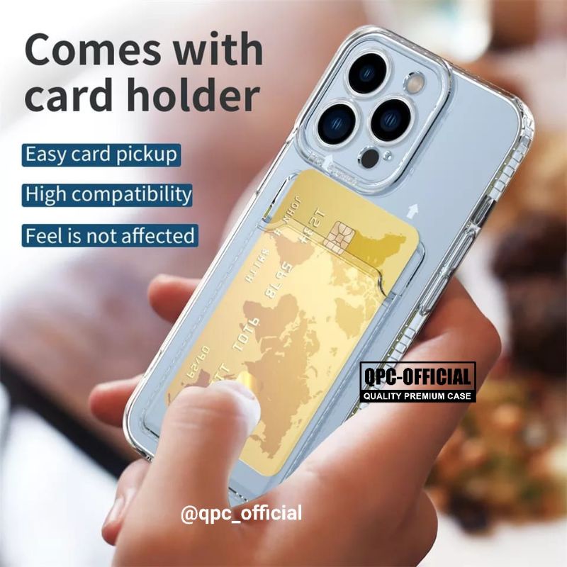 Redmi Note 7 Redmi Note 7 Pro Card Case Bening Slot Kartu Case Redmi Note 7 Redmi Note 7 Pro