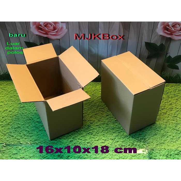

Order Langsung kotak kardus karton Uk. 16x10x18 cm Double wall Diskon