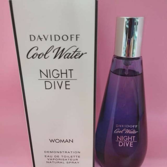DAVIDOFF NIGHT DIVE WOMAN TESTER EDT 80ml