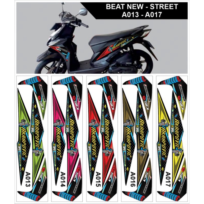 STIKER MOTOR BEAT KEREN / Decal motor