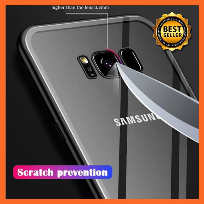 Luphie Samsung Galaxy Note 8 - Magnetic Alumunium Tempered Glass Case
