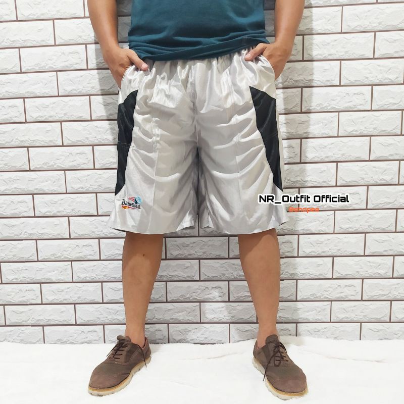 Celana Kolor Jumbo 7/8 Big Size Pria Dewasa Pinggang Karet Paragon Murah NR_Outfit Official COD