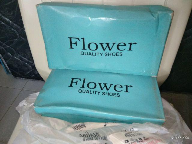 Cod(bayar Ditempat) Sepatu Pantofel Kulit Wanita Flower