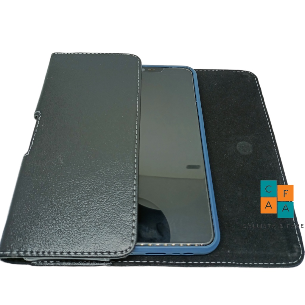 DOMPET HP PINGGANG HORIZONTAL 1 SLOT &amp; 2 SLOT UKURAN 6'5 INCHI / SARUNG HP PINGGANG TIDUR 1 &amp; 2 RUANG / DOMPET HP PINGGANG PRIA MODEL TIDUR