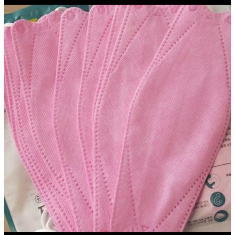 Masker KF94 Warna Pink