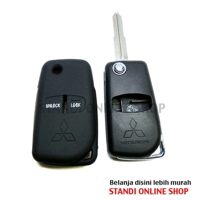 Kondom Remote Silikon Cover Kunci Mitsubishi Pajero Mirage Outlander