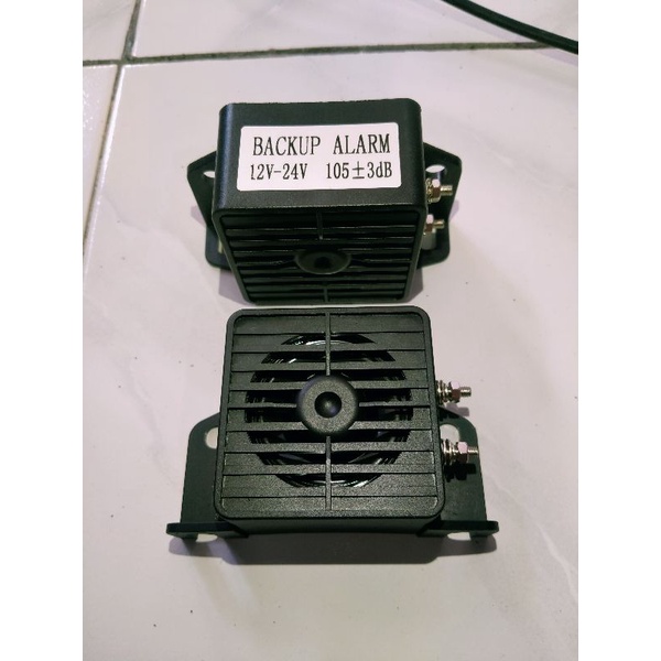 Backup Back up horn Back Buzzer Alarm Rem Tululut Segi 12V 24V 1 suara