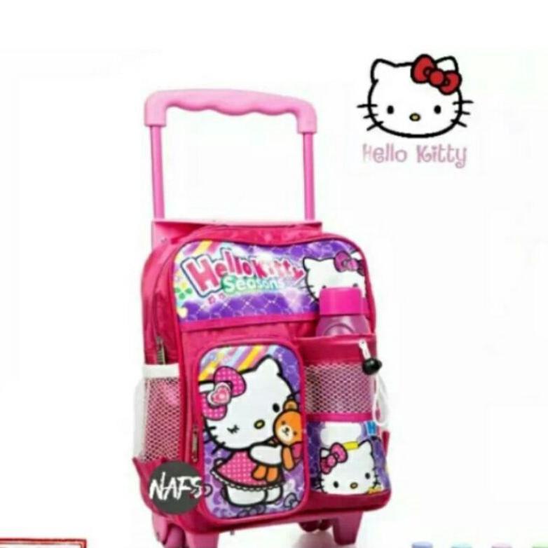 Tas Troli Anak Perempuan Tas Koper Anak Tas Sekolah Sd Tk Paud